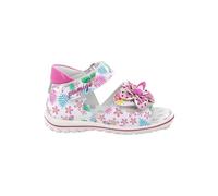 Primigi Baby Sweet, Sandali Bambina, Bianco-FUXIA, 25 EU