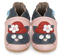 Primigi Scarpe Bambina Scarpe Neonata in Morbida Pelle - Gatto Nero - 12-18 Mesi