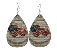 Primitive Patriotic Star Spangled Banner American Flag Orecchini A Goccia Innovativi Orecchini In Pelle Penzolare Lussuoso Ciondolo A Goccia Per Appuntamenti Uso Quotidiano Balli