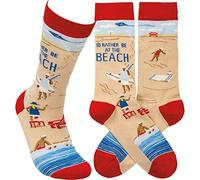 Primitives by Kathy 113096 I would Preferire essere at the Beach Socks, Muticolor