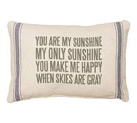 Primitives by Kathy 18293 - Cuscino a Righe, You Are My Sunshine, 15.5" x 10"