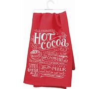 Primitives by Kathy Asciugamani da cucina, tessuto, cacao caldo, 71 cm quadrato