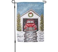 Primitives by Kathy Bandiera del giardino del camion rosso