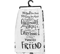 Primitives by Kathy Home Decor Strofinaccio, cotone, You Drink Too Much