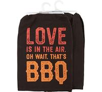 Primitives by Kathy L'amore è nell'aria. Oh Aspetta, That's BBQ Asciugamano da cucina decorativo
