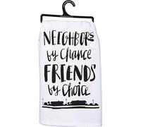 Primitives by Kathy Strofinaccio, cotone, Neighbors by Chance, Friends by Choice, 71,1 x 71,1 cm