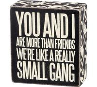 Primitives di Kathy 21338 Cartello con cornice floreale 4"""" x 4,5"""" Tu ed io