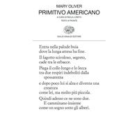Primitivo americano. Testo inglese a fronte - Oliver Mary