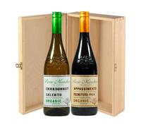 Primitivo e Chardonnay BIO - Paolo Leo [2 bott. in Cassetta di Legno] 0.75 lt