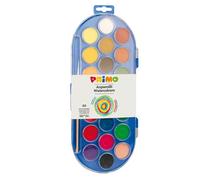 PRIMO - 114A22SG - Pastiglie Acquerelli - ø 30mm - colori assortiti - Primo - astuccio da 22 pastiglie - 35243 - Conf. da 1 Pz. - 114A22SG