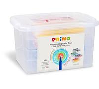Pennarelli punta fine - colori assortiti - Primo - box 120 pezzi