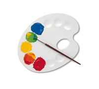PRIMO - 207T1 - Tavolozza per miscelazione - 220x144x199mm - 10 scomparti - Primo - 71012 - Conf. da 6 Pz. - 207T1