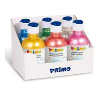 PRIMO - 234TP6ASS - Tempera brillante perlata - 300ml - colori perlati assortiti - Primo - box 6 colori - 78078 - Conf. da 1 Pz. - 234TP6ASS
