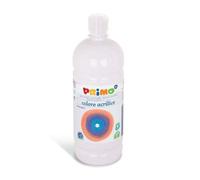 Primo 404TA1000100 1000ml White Bottle acrylic paint - Acrylic Paints (White, Bottle, CE, 1000 ml)
