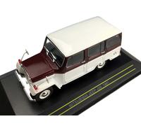 Primo: 43 1/43 Mitsubishi Jeep J30 1961 Bianco Vino Red F43-014 Modellino Auto
