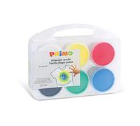 PRIMO TEMPERA TESSILE DITA multicolore 6x100g Finger paint DITACOLOR bambini 2+