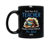 Primo Anno Come Insegnante Tazze Da Tè Durevole Tazze Di Caffè Divertenti Tazza Colazione Regali Divertenti Per Regali Di Compleanno Festa Della Mamma Colleghi 330ml