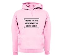 Primo Cinque Giorni Dopo Il Fine Settimana - Adulti Felpa/Maglione - Divertente,