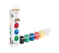 Primo Morocolor – Vaschetta Colore Acrilico per Tessuto – 6 Colori Assortiti