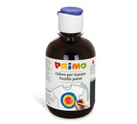 PRIMO - Colori per Tessuti Permanenti in Bottiglia da 300 ml, Colori Acrilici Vivaci e Coprenti per Bambini +4 Anni e Adulti, Pittura per Tessuti Ideale per Magliette, Borse, Jeans, Scarpe e Altro