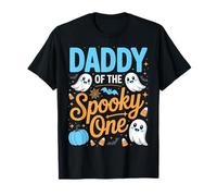 Primo Compleanno Ragazzo Halloween Spooky One 1st Matching Daddy Maglietta