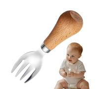 Primo Cucchiaio Per,Cucchiaio Primi Alimenti In Acciaio Inossidabile Autoalimentazione | Materiale Alimentare, Design Compatto Ideale per Viaggi, Feste e Matrimoni