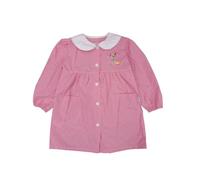 Primo della classe Grembiule Lungo per Bambina, Quadretti Rosa, con Bottoni e Tasche, per Scuola Materna (Quadri rosa 25 304, 70-7 anni)