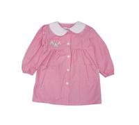 Primo della rembiule Lungo per Bambina, Quadretti Rosa, con Bottoni e Tasche, per Scuola Materna (Quadri rosa 25 301, 65-6 anni)