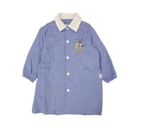 Primo della rembiule Scolastico per Bambino, Quadri Cielo, Lungo con Bottoni e Tasche, per Scuola Materna (Quadri cielo - 25 523, 45-2 anni)