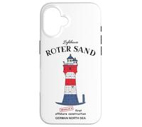 Primo faro offshore al mondo Sabbia rossa, Germania Custodia per iPhone 16