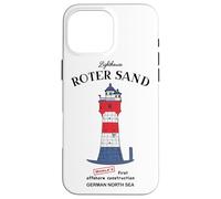 Primo faro offshore al mondo Sabbia rossa, Germania Custodia per iPhone 16 Pro Max