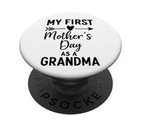 Primo festa della mamma da nonna lettering cuore freccia PopSockets PopGrip Adesivo