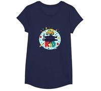 Primo Giorno di Divertimento per la Scuola Materna di Transizione TK Maglietta, Ragazze, Navy, M
