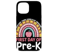 Primo giorno di pre-K Back To School Custodia per iPhone 15