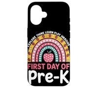Primo giorno di pre-K Back To School Custodia per iPhone 16