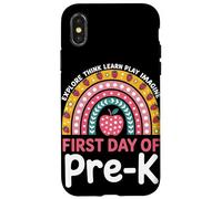 Primo giorno di pre-K Back To School Custodia per iPhone X/XS