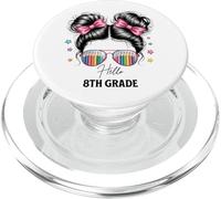 Primo giorno di scuola Coquette Bow Insegnante Ottavo Grado Ragazze PopSockets PopGrip per MagSafe