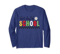 Primo Giorno di Scuola - Divertente Bruh Noi Ritorniamo A Scuola Insegnante Maglia a Manica