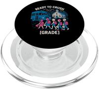 Primo giorno di scuola schiacciare i bambini della scuola materna tornano a scuola PopSockets PopGrip per MagSafe