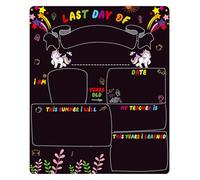Primo giorno Keepsake Board - Chool Milestone Sign, Educational Memory Board | 10 "x 12" Doppia e ultimo giorno del consiglio scolastico, Torna a scuola foto di ritorno a scuola