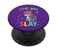 Primo giorno uccidere per il tuo divertente primo giorno di ritorno a scuola PopSockets PopGrip Adesivo