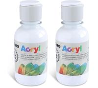 PRIMO Hobby & Professional - Colori Acrilici Fini Professionali Bottiglia 125 ml, Finish Opaco Coprente, Pittura Acrilica Permanente per Dipingere e Decorare Vari Supporti Ideale per Découpage e Hobby
