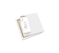 PRIMO Hobby & Professional- Tela per Dipingere in Cartoncino 18x24x0,4 100% Cotone, Cartone Telato Pittura Colori Acrilici Olio Acquerelli - Tele per Dipingere Hobby Creativi Acid Free non Ingiallisce