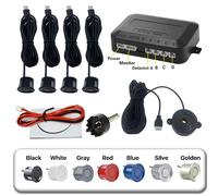 Primo kit sensore di parcheggio per auto sicuro 12V 22mm universale 4 sensori cicalino radar di backup inverso sistema di sonda indicatore di avviso sonoro