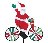 Primo Kite pkbisan gpetit Banderuola Babbo Noel a Bicicletta, Multicolore, 52 x 8 x 110 cm