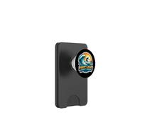 Primo Light Wave Surfer Surf Tavola da Surf Citazione Spiaggia Tramonto PopSockets PopWallet per MagSafe