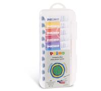 PRIMO - Tempere per Bambini +3 Anni 10 x 18ml + Pennello per Dipingere, Colori per Bambini Acquerellabili Diluibili Colori a Tempera Fine Pittura per Tessuti Carta Vetro Lavoretti Creativi per Bambini