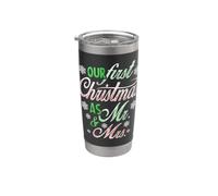 PRIMO NATALE Divertimento Mr. & Mrs. First Christmas Bicchiere termico in acciaio inox doppia parete