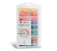 PRIMO P606PEN24B Colori Assortiti in Fibra Penne in plastica in Pelle (Pezzi)