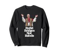 Primo Papa Americano Leone XIV - Costruire Ponti Non Babels Felpa